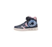 Baskets montantes enfant filles Geox J SKYLIN GIRL STITCH Bleu 25