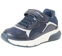 Geox J Spaceclub Girl Basket, Navy Silver, 29 EU