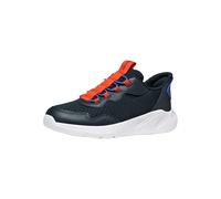 Geox J Sprintye Fast in B Basket, Bleu Marine/Rouge, 31 EU