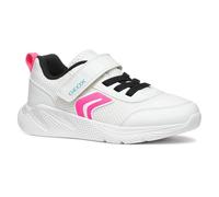 Geox J SPRINTYE Girl B, Basket Fille, White/Black,