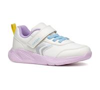 Geox J SPRINTYE Girl B, Basket Fille, White/Lilac,