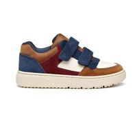 Geox J Theleven Boy Basket, Lt Ivory Lt Brown, 30 EU