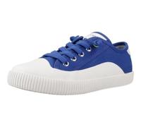 Geox J TIPPESTE Boy A, Basket garçon, Royal/Lime Green,