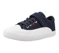Geox J Tippeste Boy B Basket, Bleu Marine/Blanc, 39 EU