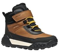 Geox J Trekkyup Boy B ABX Bottines à la Cheville, Lt Brown Black, 32 EU