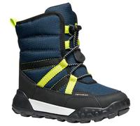 Geox J Trekkyup Boy B ABX Bottines à la Cheville, Bleu Marine/Citron Vert, 25 EU