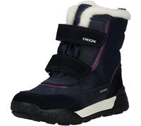 Geox J Trekkyup Girl B AB Bottines à la Cheville, Bleu Marine Violet, 39 EU