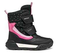 Geox J TREKKYUP Girl B AB Bottes à chevilles, noir/fuchsia, taille 33 EU, Noir fuchsia., 33 EU