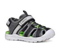 Geox J VANIETT Boy A, Sandale garçon, DK Grey/Green,