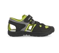 Geox J Vaniett Boy A Sandale, Noir/Citron Vert, 24 EU