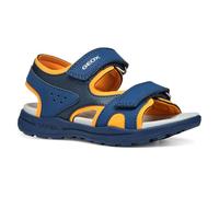 Geox J VANIETT BOY C, Sandale garçon, Navy/Orange,