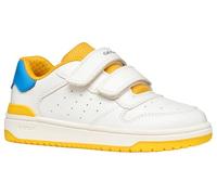 Geox J Washiba Boy A Baskets pour garçon, White Lt Blue, 33 EU