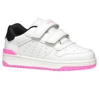 Geox J WASHIBA Girl B Basket, White/Black, 39 EU