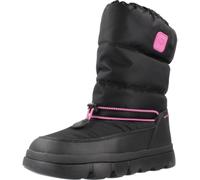 Geox J WILLABOOM Girl B A Botte de Neige, Black/Fuchsia, 39 EU