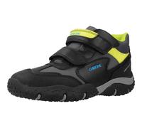Geox Garçon Jr Baltic Boy B Abx Chaussures, Black/Lime, 24 EU