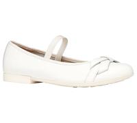 Geox Jr Plie' A Ballet Flat, Blanc, 33 EU