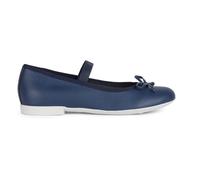 Geox Jr Plie' D Ballet Flat, Bleu Marine, 36 EU