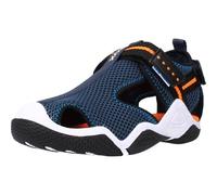 Geox Sandales de sport garçon JR Wader Bleu marine/Orange fluo 39