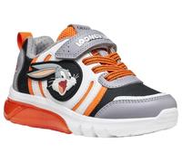 Geox Junior Boy J CIBERDRON Boy H Baskets pour garçon Gris/Orange 24_EU