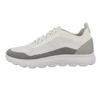 Geox Men's U Spherica E Sneakers, Blanc Gris Clair., 11 UK Narrow
