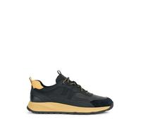 Geox Men's U Terrestre a Sneaker, Black Ochre, 45 EU
