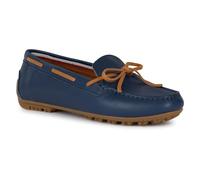 Geox Mocassins D Cosmopolis + Grip pour Femme, Camel Bleu Marine, 36.5 EU