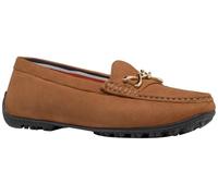 Geox Mocassins D Cosmopolis + Grip pour femme, cognac, 39 EU