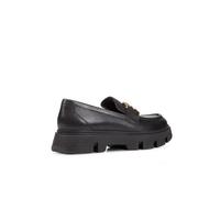 Geox Mocassins Vilde Femme en daim-nubuck noir – semelle chunky, confort respirant – 39