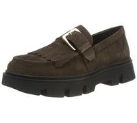 Geox Mocassins D Vilde pour Femme, Marron foncé, 36 EU