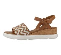 Geox - Pisa Wedge - Femme - Chaussures - Brun - Taille: 38 EU