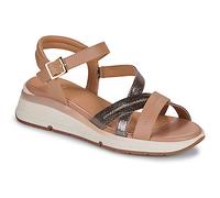 Geox D ELOWYNNE A Wedge Sandales pour femme Beige foncé/beige Taille 37 EU