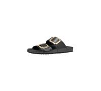 Geox Sandales plates D Brionia R B pour femme, Noir, 39 EU