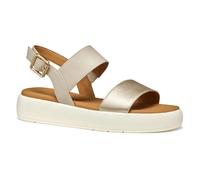 Geox Sandales plates Camalei A – Doré/Beige – Femme Taille 41