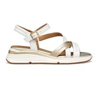 Geox Sandales compensées Elowynne A blanc et or clair 39 EU Femme