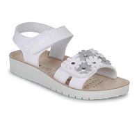 Sandales compensées filles Geox J SANDAL COSTAREI GI Blanc 29