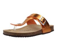 Geox Sandales D Brionia KFlat pour femme, Orange, 39 EU