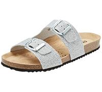 Geox Sandales D Brionia pour femme, Argenté., 33 EU