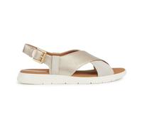 Geox Sandales D Dandra B Slide pour femme, Lt Gold Lt Sand, 38 EU