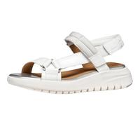 Geox Sandales D FLEXTRIDE S D Wedge pour femme, blanc/gris LT, 37 EU
