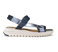 Geox Sandales D FLEXTRIDE S D Wedge pour femme, bleu marine/avio, taille 38 EU