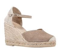 Geox Sandales D Gelsa A Wedge pour fille, beige, 41 EU