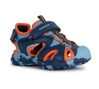 Geox Sandales J Borealis Boy C pour garçon, Lt Blue Orange, 34 EU