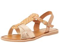 Geox Sandales J pour fille Eolie GirlSandal, Or rose cognac, 10 UK Child