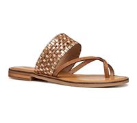 Geox Sandales plates Maddalusiac G Camel Bronze Femme 39 EU