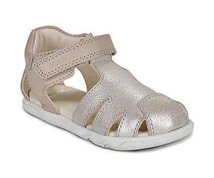 Geox Sandales plates B SANDAL STEPPIEUP G in Doré 24