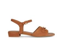 Geox Femme D New Eraklia 15 Sandales Plates, Cognac, 39.5 EU