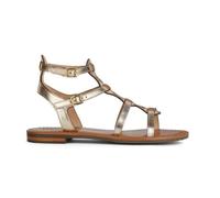 Geox Femme D Sozy S B Sandales Plates, Or, 38 EU
