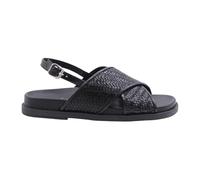Geox - Sandales Plates Rabbi - Femme - Chaussures - Noir - Taille: 38 EU