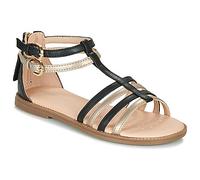 Geox Fille J Sandal Karly Girl Sandales, Black/Platinum, 30 EU