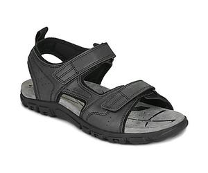 Geox Sandales plates UOMO SANDAL STRADA in Noir 40